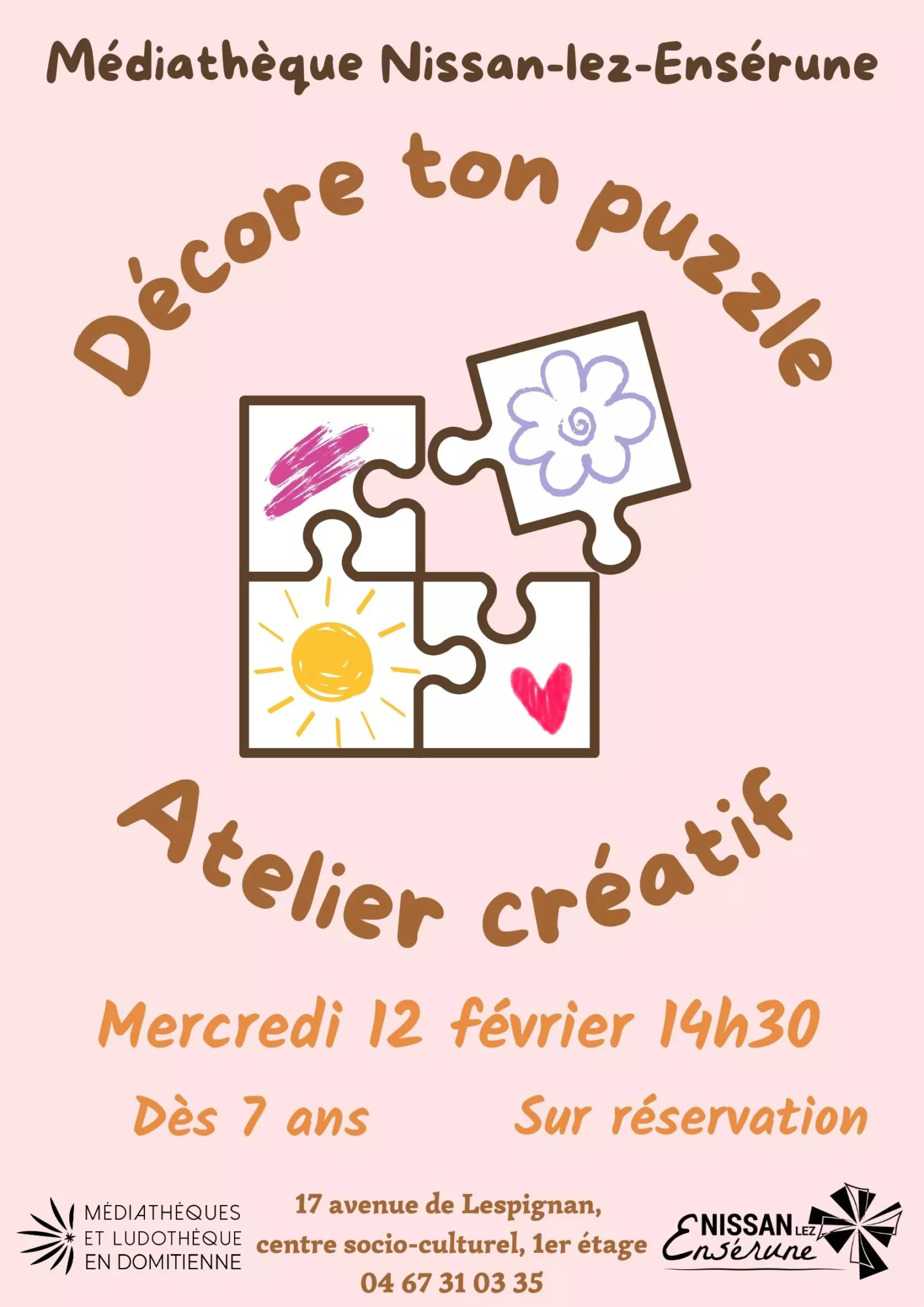 Atelier créatif « Décore ton puzzle »