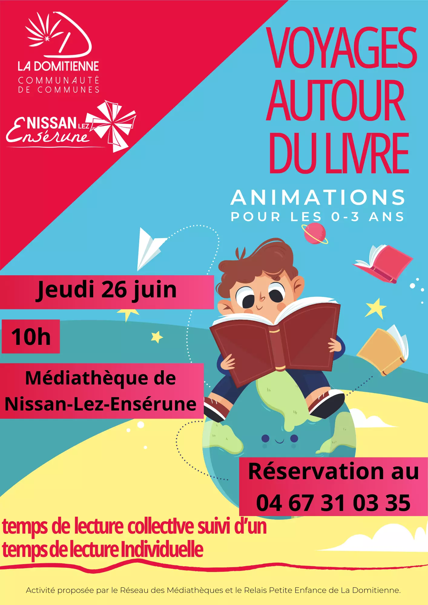 « Voyages autour du livre » avec le Relais Petite Enfance