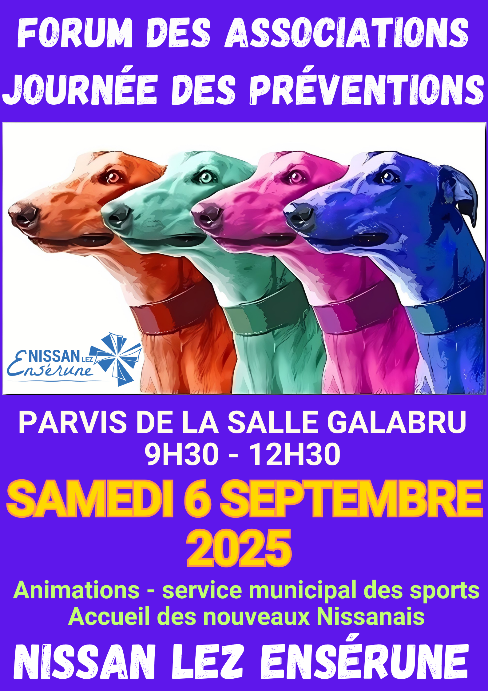Forum des associations et journée des préventions le 06 septembre 2025