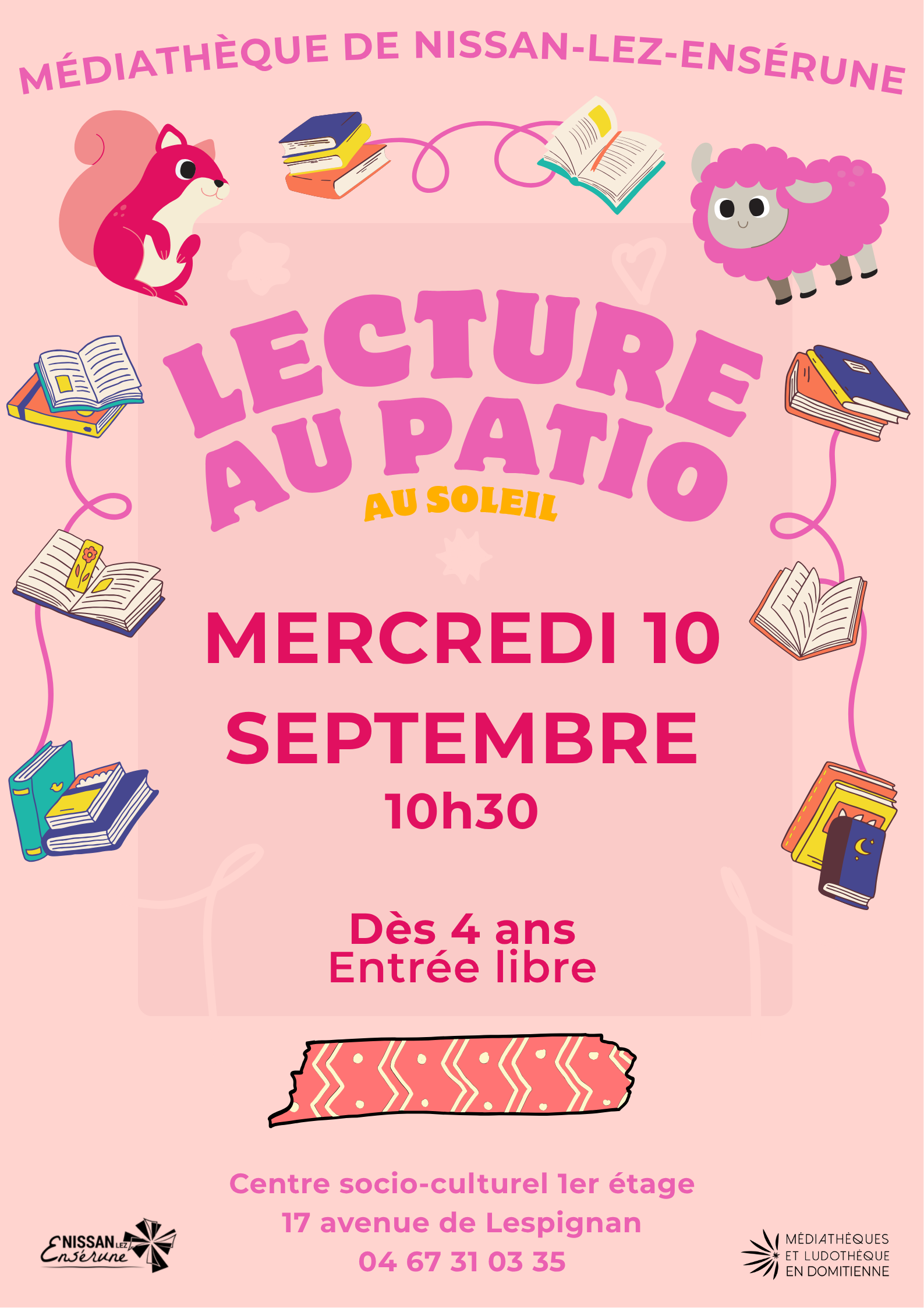 Lecture au patio