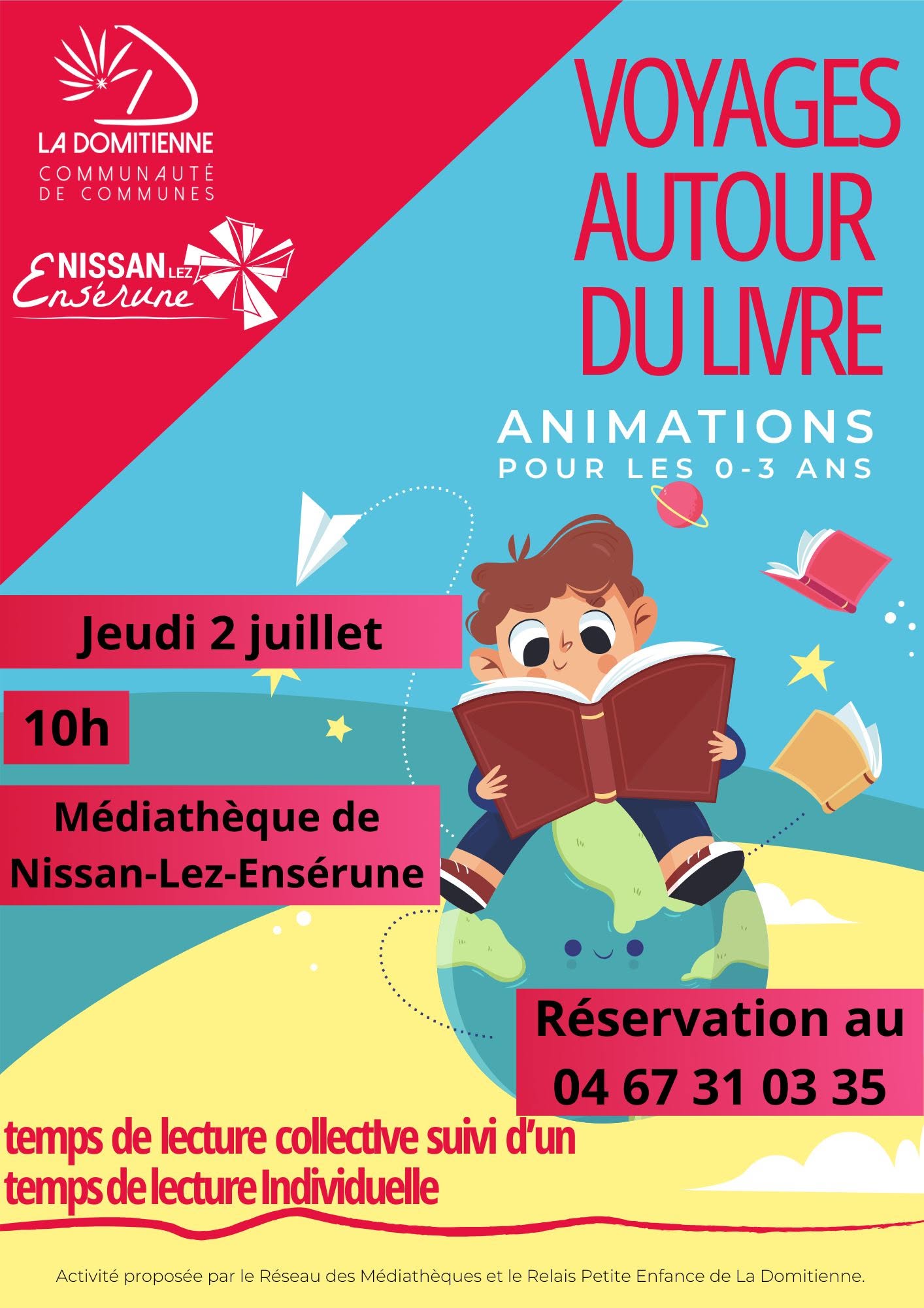 Voyage autour du livre avec le Relais Petite Enfance
