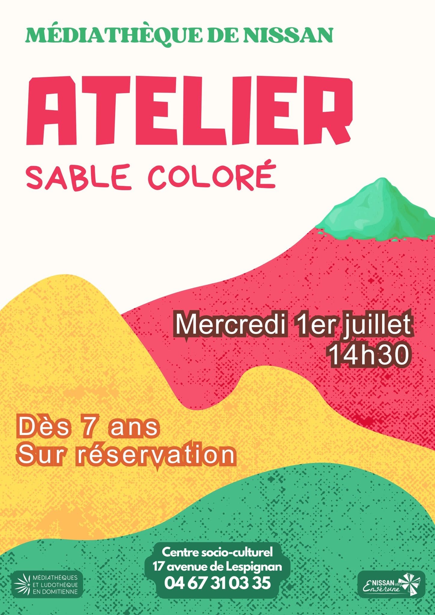 Atelier sable coloré