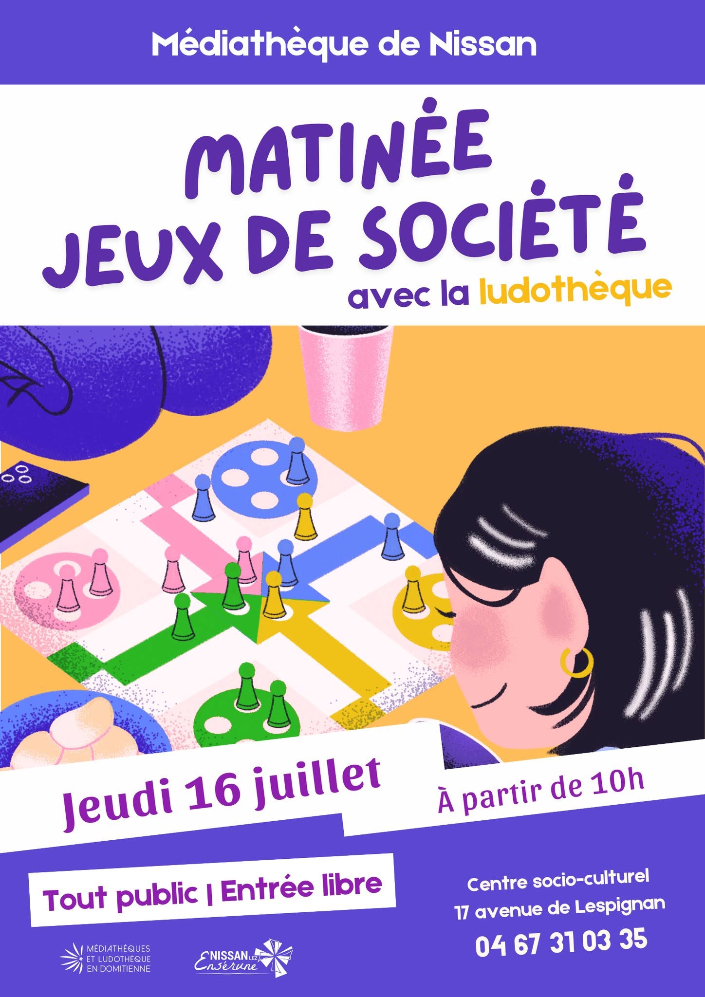 Matinée jeux de société avec la ludothèque