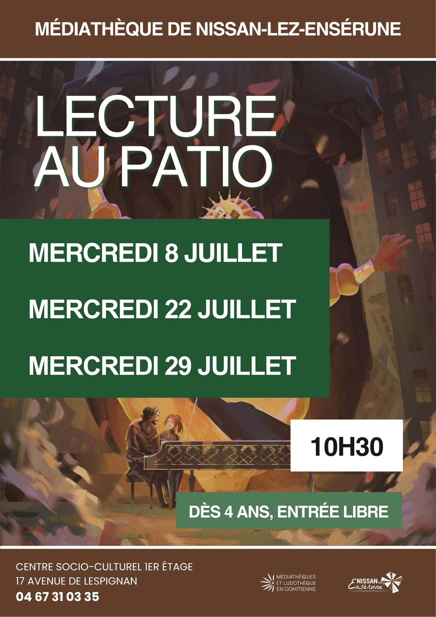 Lectures au patio