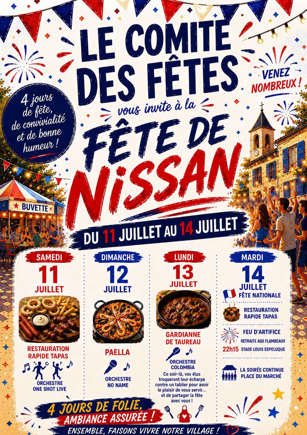 Nissan en fête — affiche 3