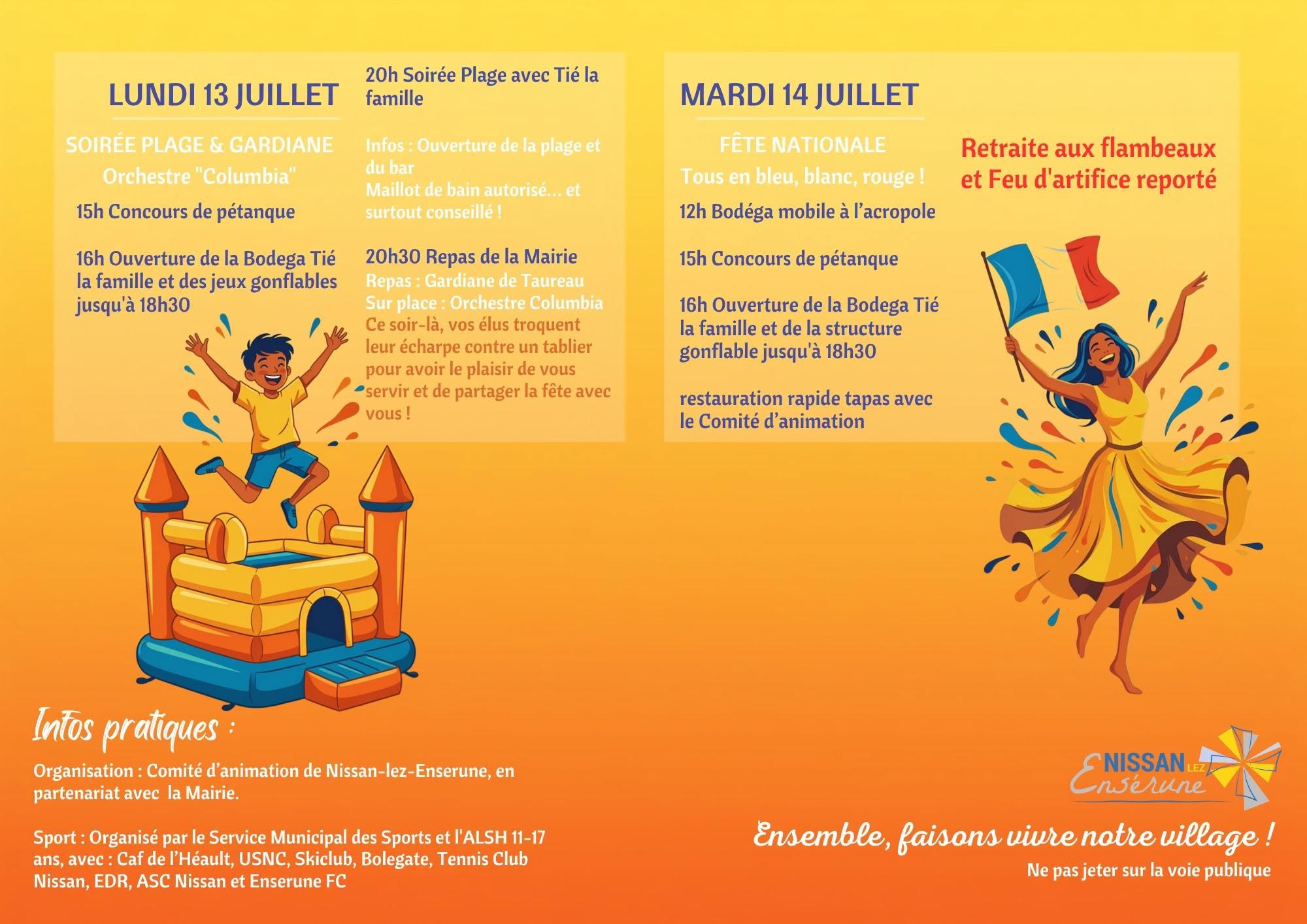 Nissan en fête — planning 2