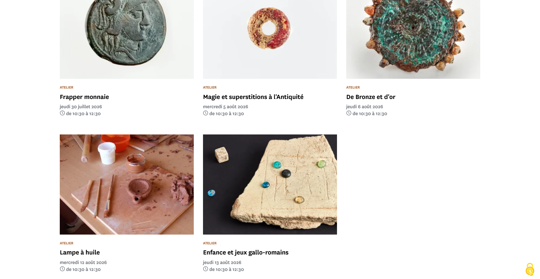 Oppidum d'Ensérune — ateliers 2