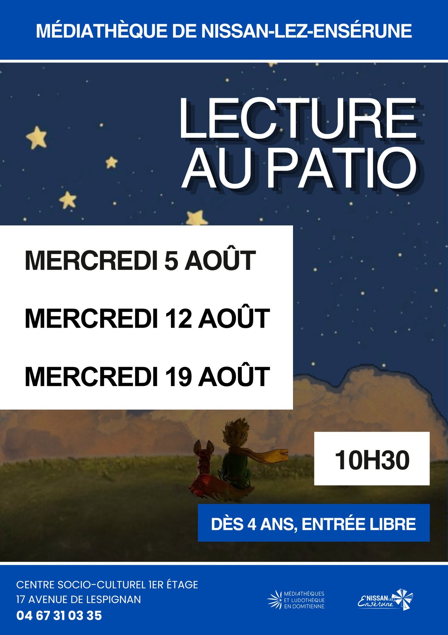 Dernière lecture au patio de la saison