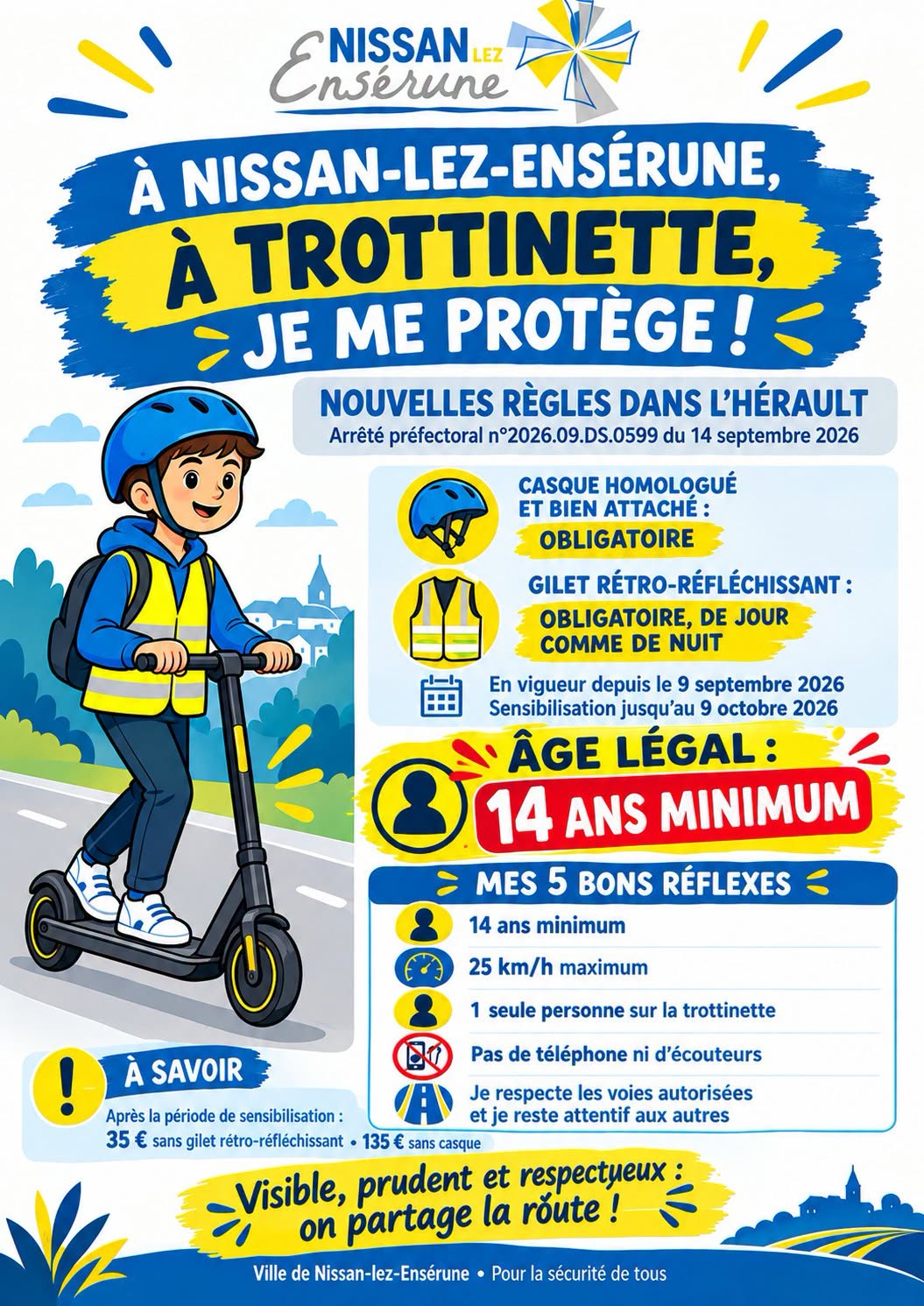 Hérault : nouvelles obligations pour les conducteurs d'EDPM